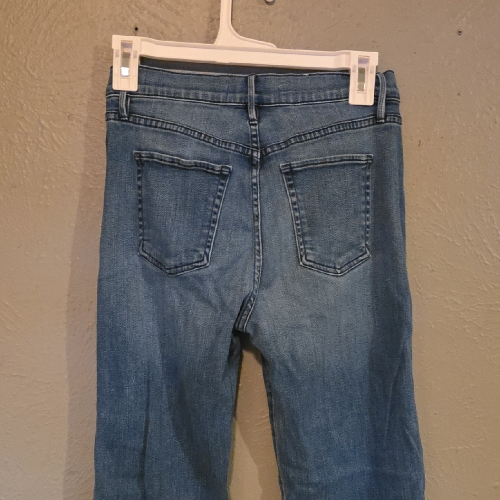 3x1 Women's Classic Indigo  High Rise Straight Leg Jeans - Picture 4 of 8
